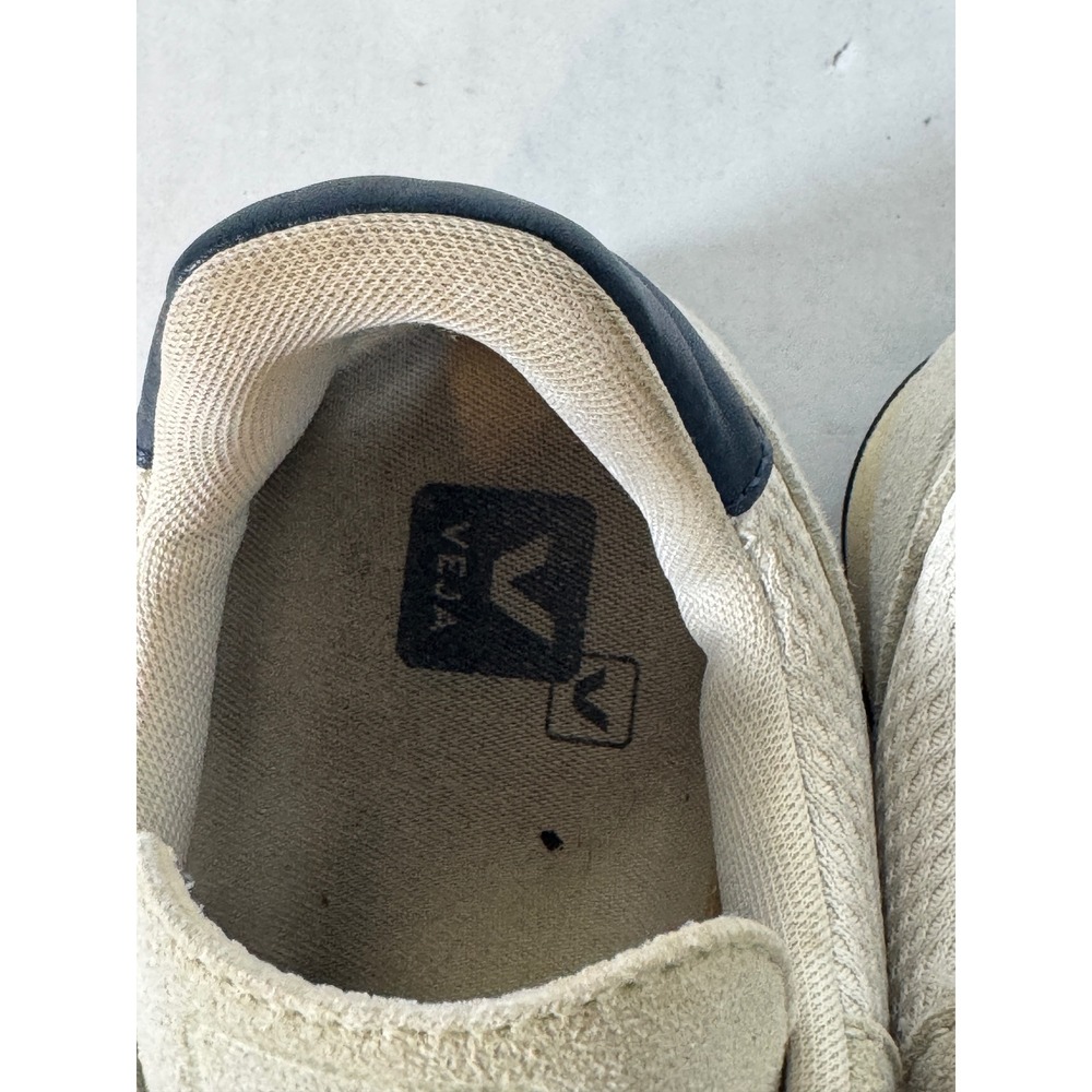 Veja V-10 Women's Sneakers Beige Pink Suede‎ Mesh Lace Up - Picture 7 of 9